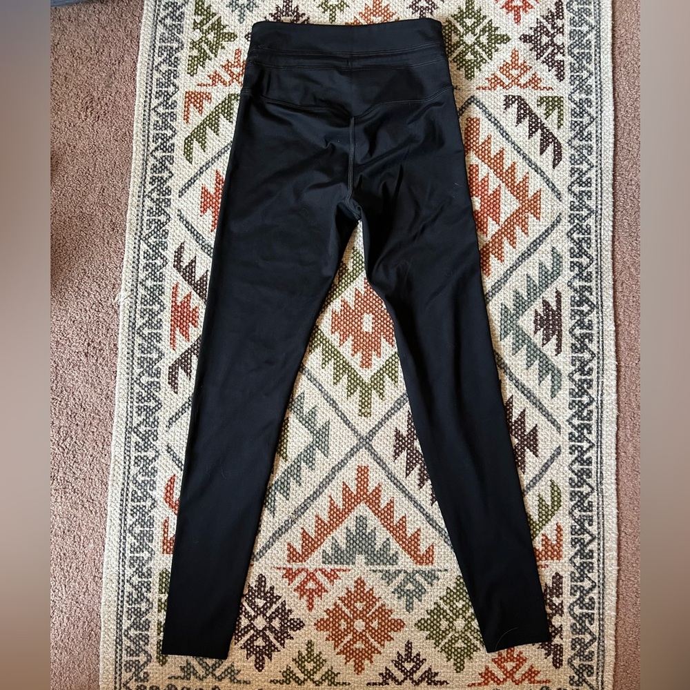 Girlfriend Collective Black Drawstring Leggings - image 2